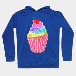 Rainbow cupcake Hoodie